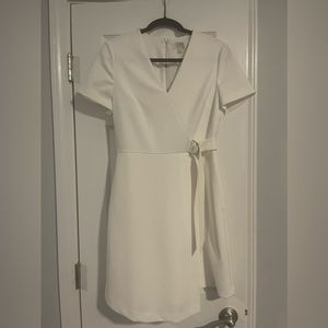 Ted Baker London - Marimel Wrap Front Skater Dress - White - Size 2 -New No Tags